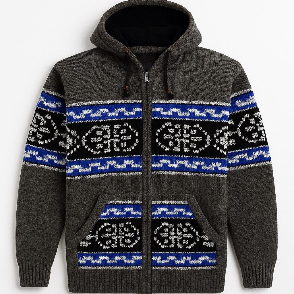 Blue Heritage Medallion Hoodie