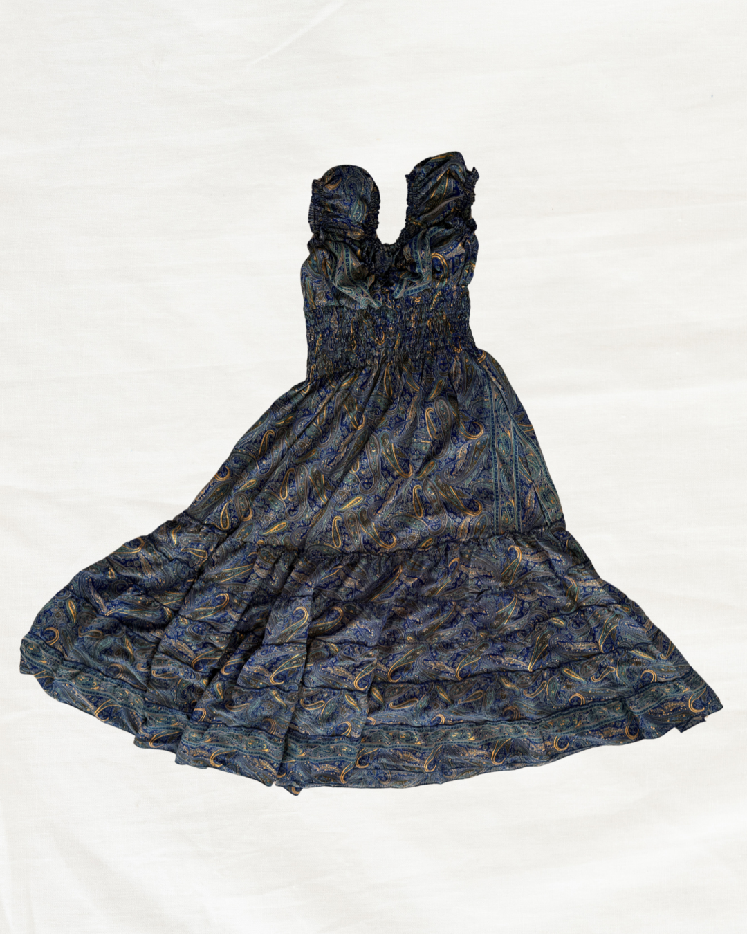 Midnight Silk Maxi Dress