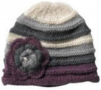 Everyday Slouch Wool Beanie in Dusky Blue, handmade from 100% wool