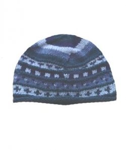 Everyday Slouch Wool Beanie in Stone Grey, handmade from 100% wool