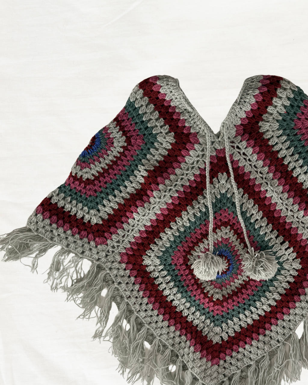 Himalayan Snow Wool Poncho