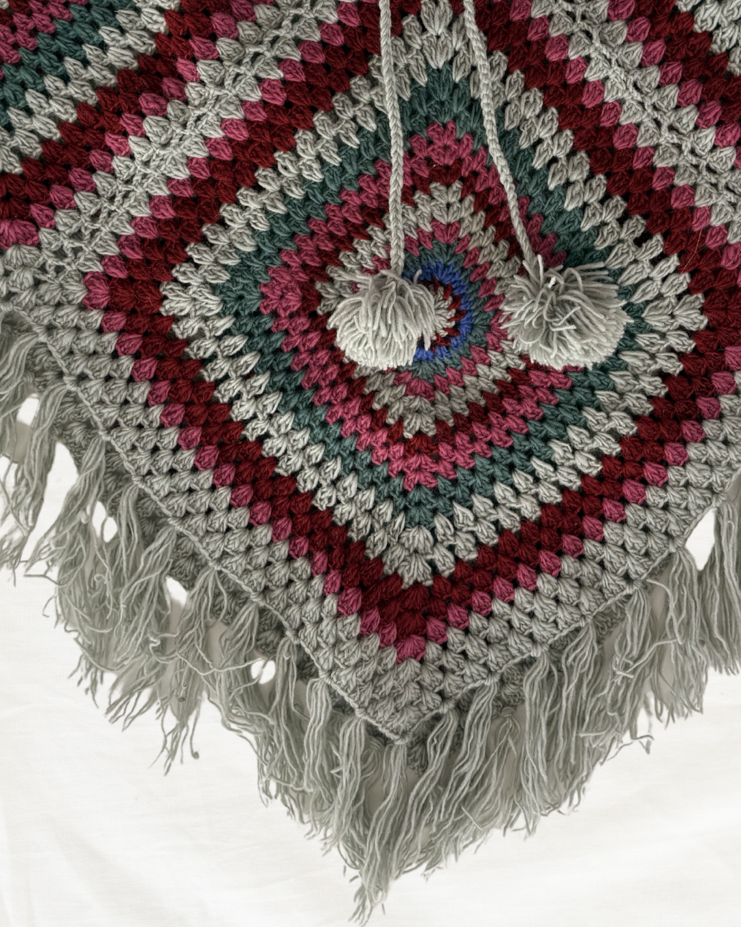 Himalayan Snow Wool Poncho