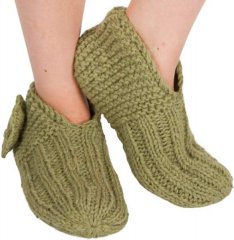 Fair Isle Wool Slipper Socks in Festival Multicolour, handmade from 100% wool