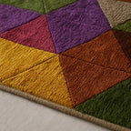 Gandaki Wool Linen Bamboo Rug