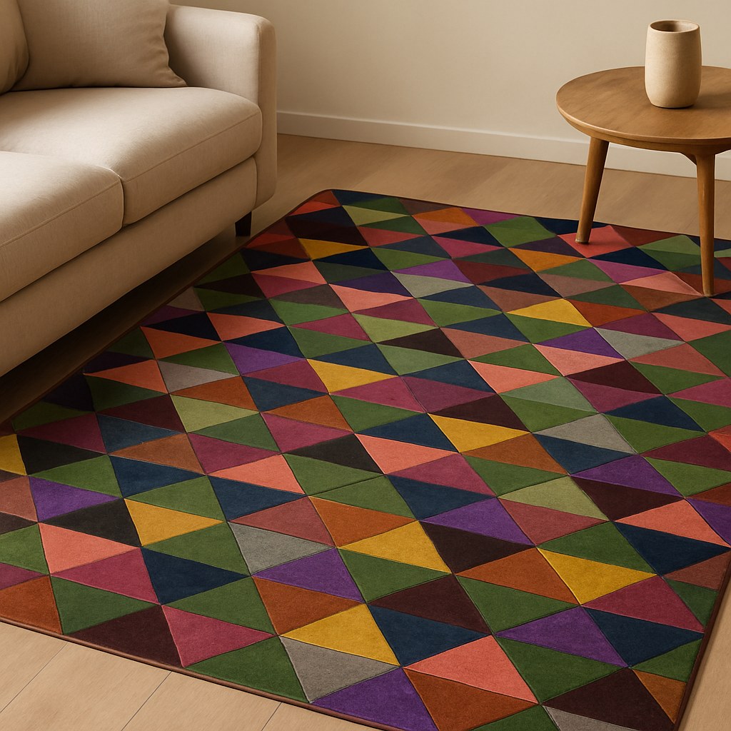Gandaki Wool Linen Bamboo Rug