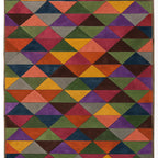 Gandaki Wool Linen Bamboo Rug