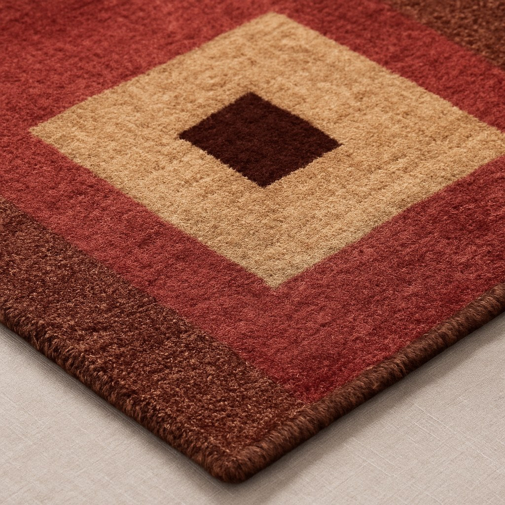 Koshi Red Hemp Wool Rug