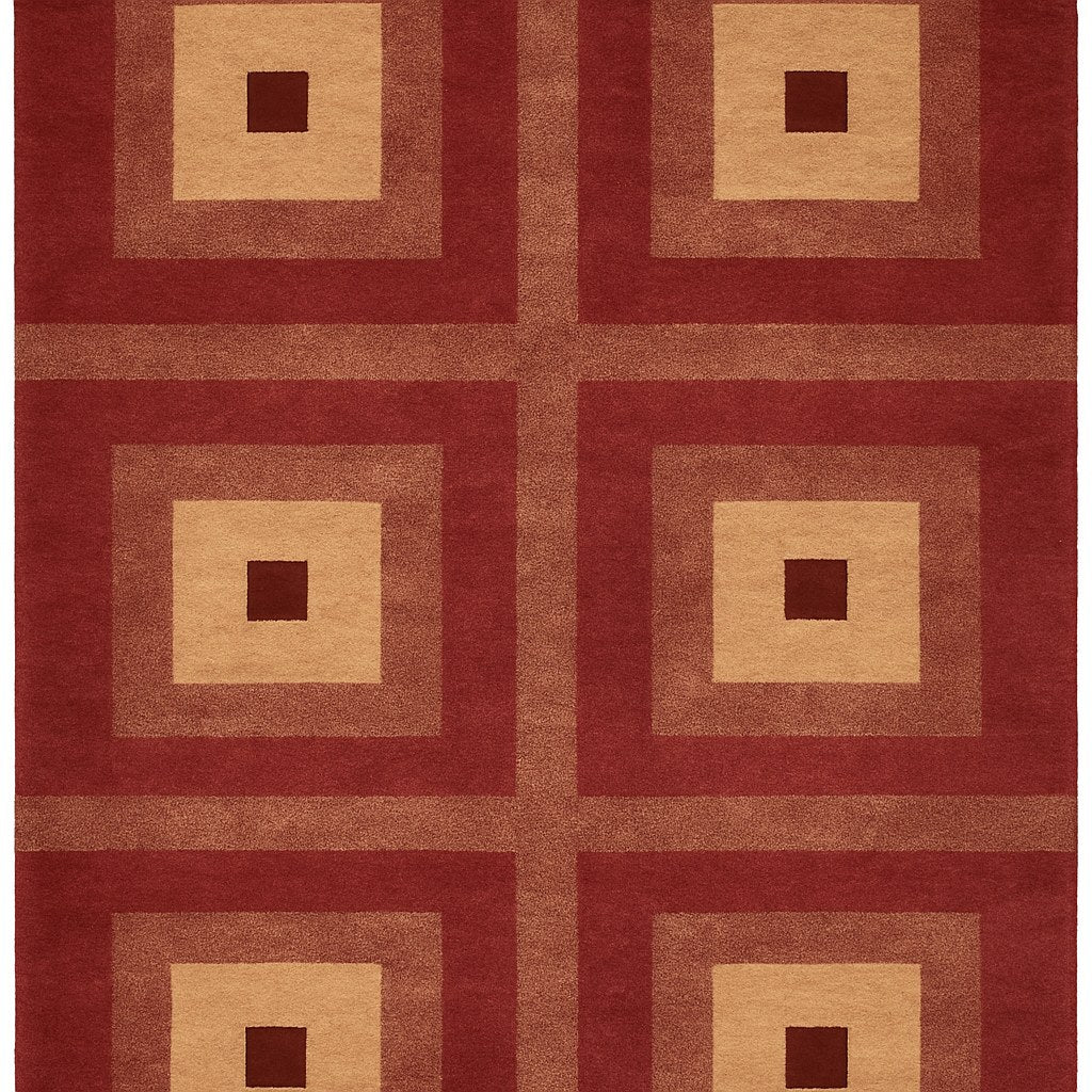 Koshi Red Hemp Wool Rug